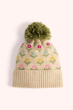 Load image into Gallery viewer, Powder UK Willow Ditsy Flower PomPom Hat

