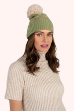 Load image into Gallery viewer, Powder UK Willow Ditsy Flower PomPom Hat
