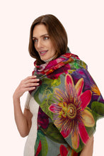 Load image into Gallery viewer, Powder UK Wool Wrap Scarf Winter Iris
