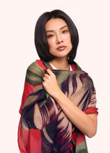 Load image into Gallery viewer, Powder UK Tulip Wool Cotton Scarf
