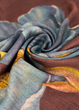 Load image into Gallery viewer, Powder UK Iris Wool Cotton Scarf
