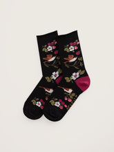 Load image into Gallery viewer, Seasalt Womens Bamboo Arty Socks Sweet Nightingale Onyx
