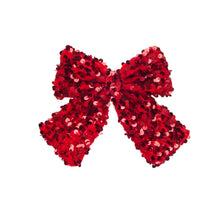 Load image into Gallery viewer, Rockahula Sequin Velvet Bow Clip
