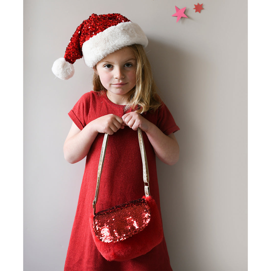 Rockahula Sequin Red Velvet Bag