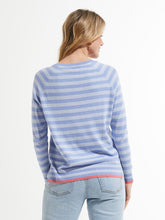 Load image into Gallery viewer, Zaket and Plover Stripe V-Neck Sweater
