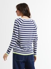Load image into Gallery viewer, Zaket and Plover Stripe V-Neck Sweater
