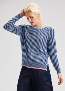 Zaket and Plover Stripe Crew Sweater