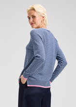 Load image into Gallery viewer, Zaket and Plover Stripe Crew Sweater
