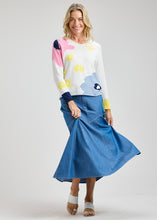 Load image into Gallery viewer, Zaket and Plover Garden Pond Sweater White
