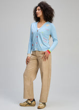 Load image into Gallery viewer, Zaket and Plover Good Vibes Cardi Sky
