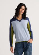 Load image into Gallery viewer, Zaket and Plover Colour Theory V-neck Sweater
