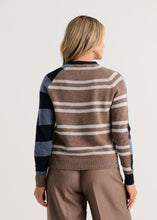 Load image into Gallery viewer, Zaket and Plover Stripe Meets Check Cardi
