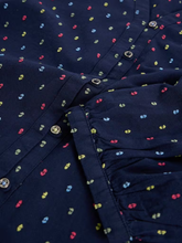 Load image into Gallery viewer, White Stuff UK Ruby Organic Cotton Top Navy Multi
