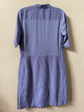 Load image into Gallery viewer, Sandwich Linen/Cotton Dress Periwinkle
