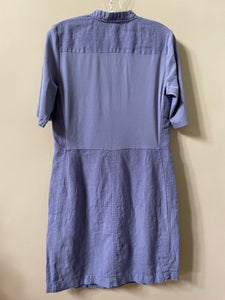 Sandwich Linen/Cotton Dress Periwinkle