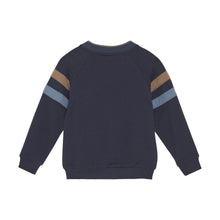 Load image into Gallery viewer, Minymo Zip Front Sweatshirt Navy
