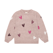 Load image into Gallery viewer, Minymo Heart Pullover Sweater
