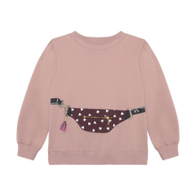 Load image into Gallery viewer, Minymo Fanny Bag Sweatshirt Fawn
