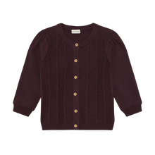 Load image into Gallery viewer, Minymo Cotton Cardigan Huckleberry
