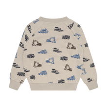 Load image into Gallery viewer, Minymo Construction Vehicles Fleece Sweatshirt
