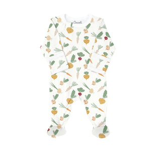 Coccoli Veggies Print Modal Zip Sleeper