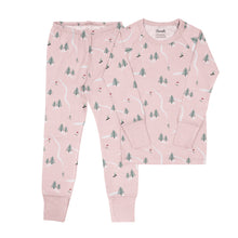 Load image into Gallery viewer, Coccoli Modal PJs Ski Slope Pink
