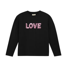 Load image into Gallery viewer, Creamie Sequin Love Jersey Tee
