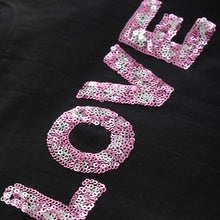 Load image into Gallery viewer, Creamie Sequin Love Jersey Tee
