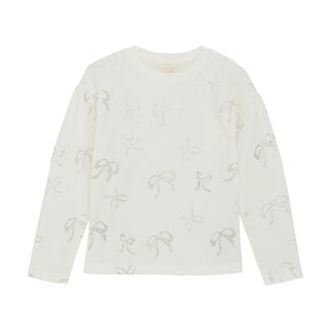 Creamie Ribbon Bow Jersey Tee