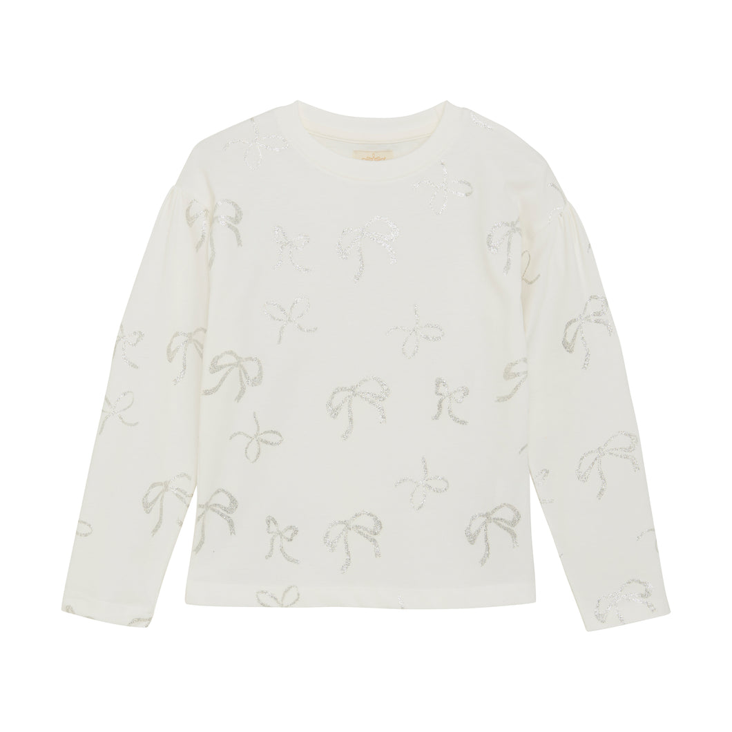 Creamie Ribbon Bow Jersey Tee