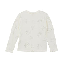 Load image into Gallery viewer, Creamie Ribbon Bow Jersey Tee
