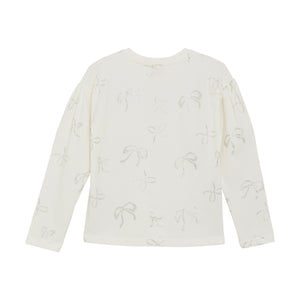 Creamie Ribbon Bow Jersey Tee