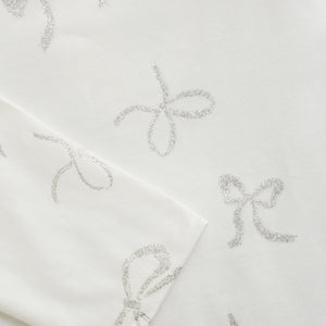 Creamie Ribbon Bow Jersey Tee