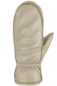 AuClair Kiva Leather Mitts Beige