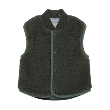 Load image into Gallery viewer, Noppies Baby Sherpa Vest Balsam Green
