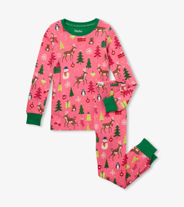 Hatley Pink Christmas Morning Pyjamas