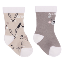 Load image into Gallery viewer, Kombi Adorable Twin Pack Infant Socks

