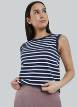 Load image into Gallery viewer, FIG Newport Sleeveless Stripe Top
