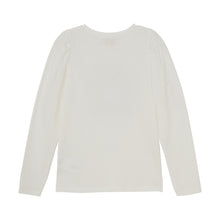 Load image into Gallery viewer, Creamie Sequin Embellished Tee Cloud White
