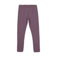 Load image into Gallery viewer, Minymo Fleece Leggings Plum
