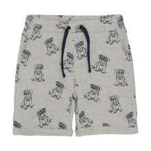 Load image into Gallery viewer, Minymo Pug Print Sweat Shorts
