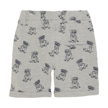 Load image into Gallery viewer, Minymo Pug Print Sweat Shorts
