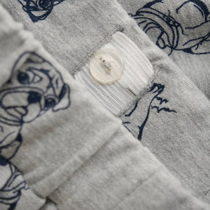 Minymo Pug Print Sweat Shorts
