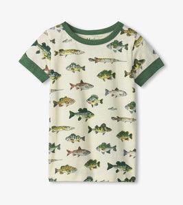 Real Fish Stretch Cotton Summer Pyjamas