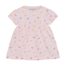 Load image into Gallery viewer, Minymo Butterfly Baby Dress Onesie
