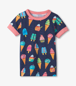 Hatley Ice Cream Treats Stretch Cotton Summer Pyjamas