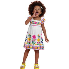 Load image into Gallery viewer, Nanai Flowers on White Dress
