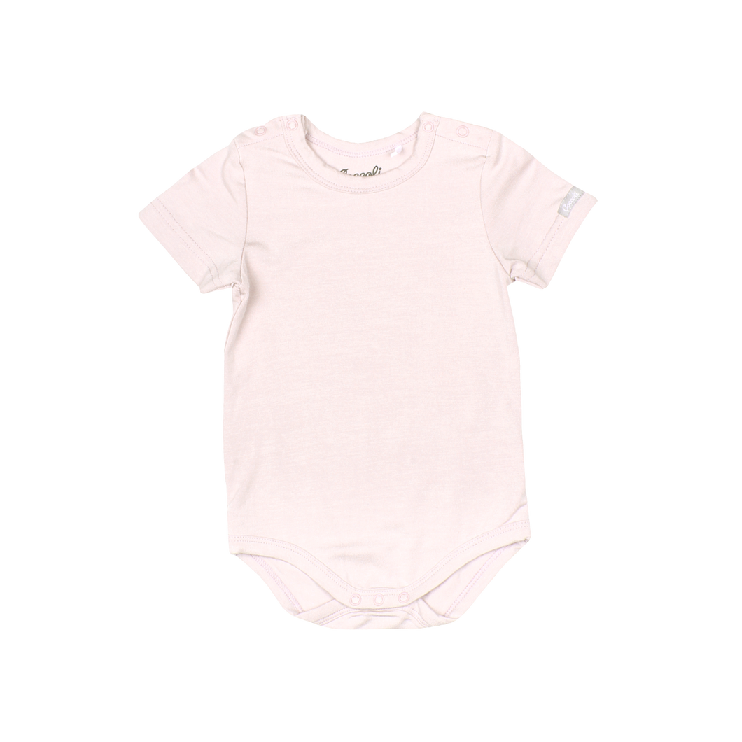 Coccoli Short Sleeve Onesie Light Pink