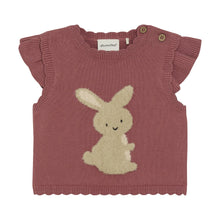 Load image into Gallery viewer, Minymo Bunny Baby Vest Rose
