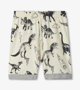 Hatley Dino Extinction Stretch Cotton Summer Pyjamas